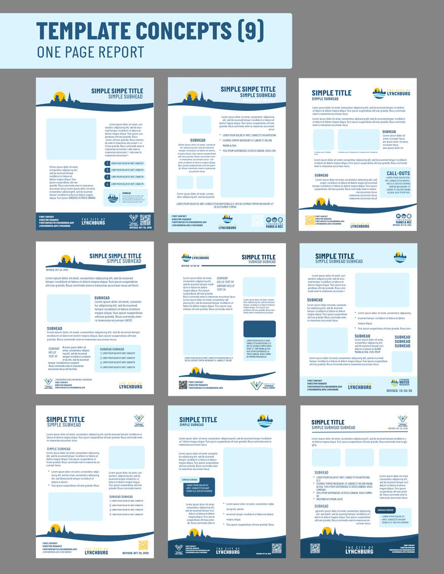 Concepts | One Page Report