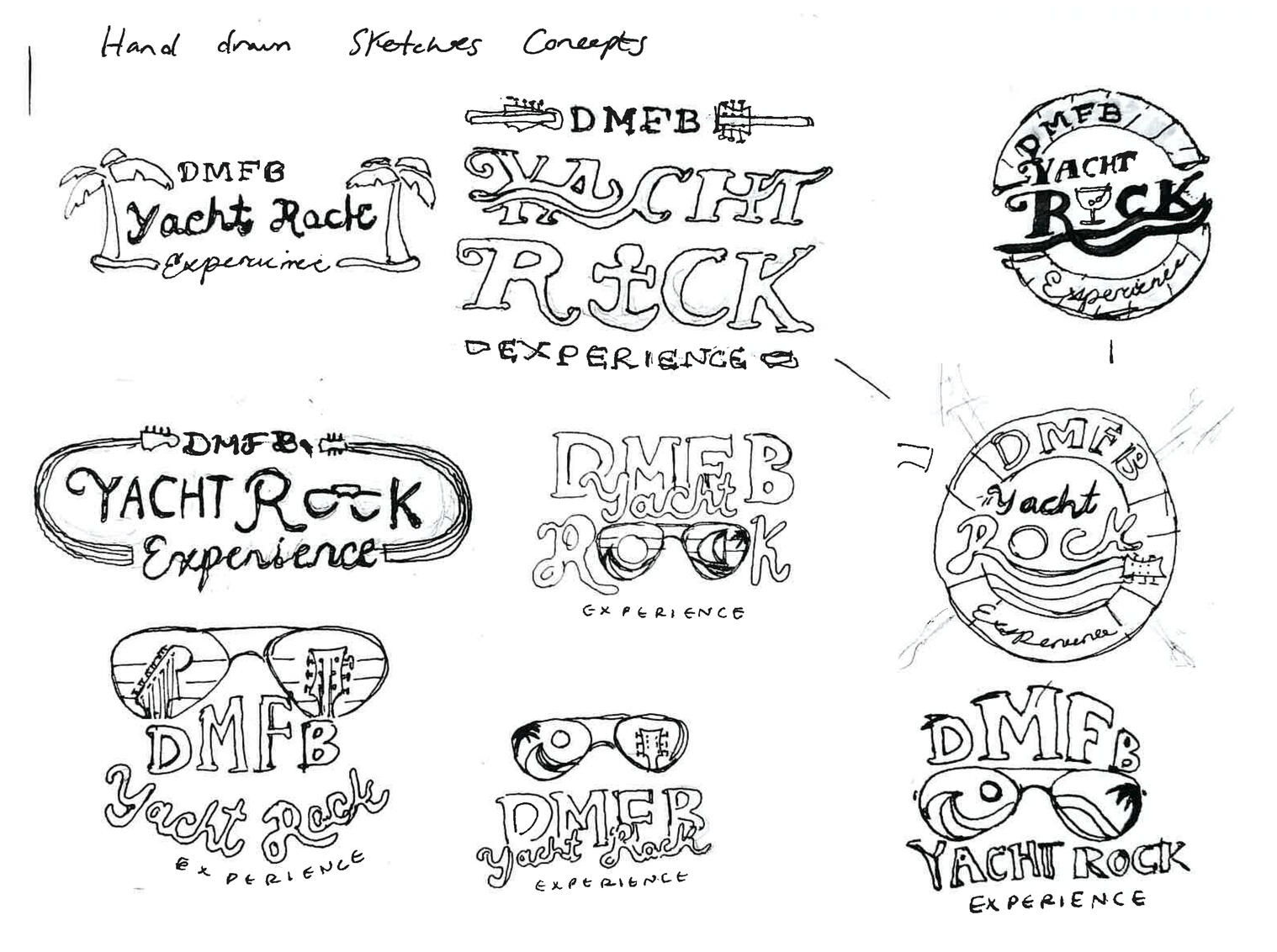 Hand Drawn Concept Sketches