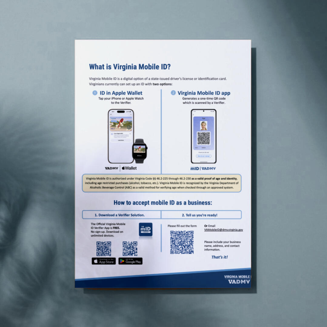 Virginia Mobile ID Sales Flyer